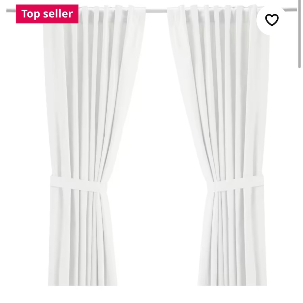 Ikea Rivta curtains 2 sets= 4 panels